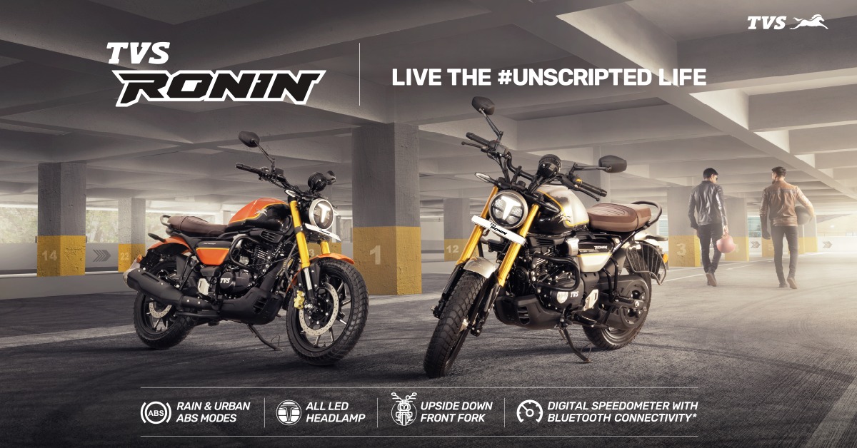 TVS Ronin- the #Unscripted