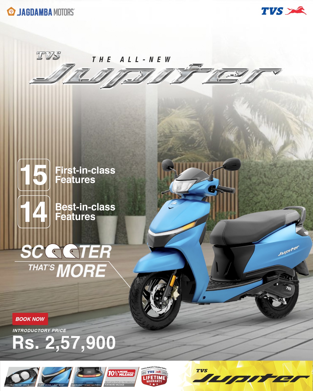 Jagdamba Motors Launches the TVS Jupiter in Nepal | More Style, More Efficient