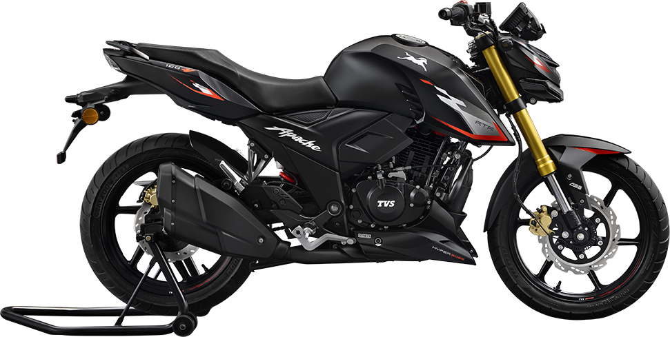 Matte Black - Apache 160 4V USD